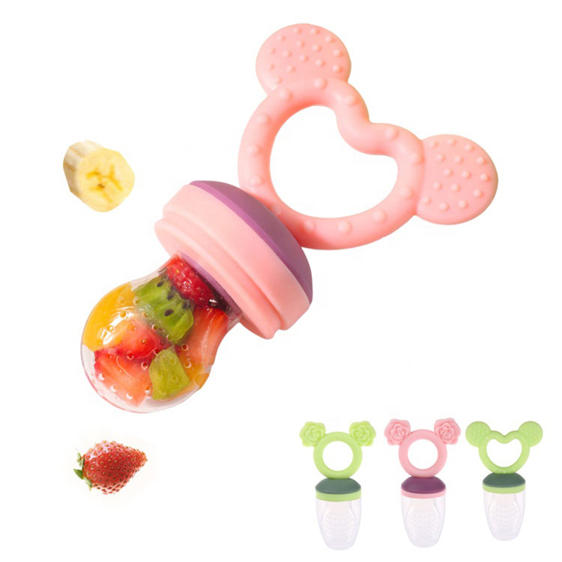 Silikon-Baby-Frucht-Lebensmittel-Feeder-Schnuller, Säuglingsfrucht, die Beißring-Spielzeug